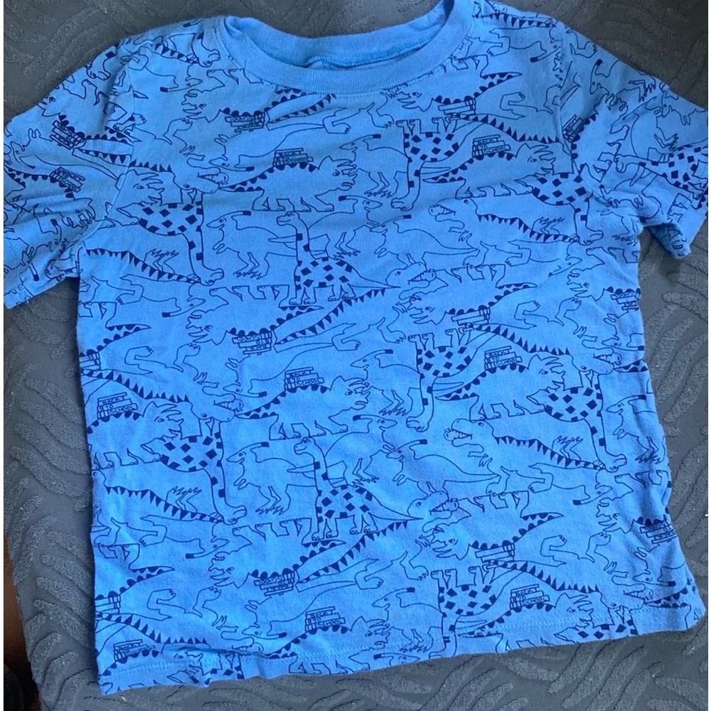 Blue Dinosaur Kids Shirt (Boys)